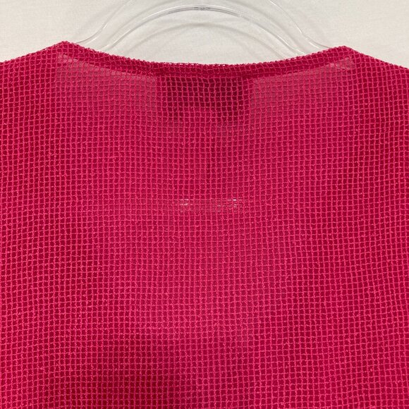 Joseph Ribkoff size 8 Pink Quarter Zip Rolled Sleeve Pullover Top Office Career - Picture 10 of 11